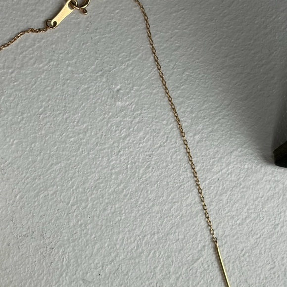 18K Gold The Starry Night 8.5mm+ Akoya Pearl Adjustable Necklace - Picture 7 of 10